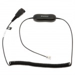 GN1200 CC - Headset cable - Quick Disconnect plug to RJ-9 male - 2 m - for Jabra GN 2100, GN 2200, GN 2250 88011-99