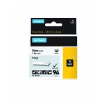 Dymo Rhino Coloured Vinyl - Vinyl - black on white - Roll (2.54 cm x 5.5 m) 1 cassette(s) tape - for Rhino 6000, 6000 Hard Case Kit 1805430
