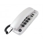 Geemarc Marbella - Corded Phone - White 6050EGPW