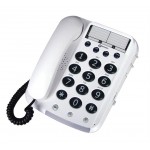 Geemarc Dallas 10 - Corded Phone - White DAL10_WH