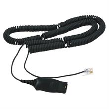 POLY HIS Adapter Cable - Headset cable - Quick Disconnect male - coiled - for AVAYA 96XX; Definity 9631; one-X Deskphone Edition 96XX 783S3AA