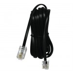 Titan Linecord Crossed RJ11-RJ45 3M Black (4WIRE) LACBK