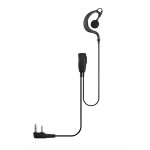 Un-Branded G Shape Earpiece Ptt + Lapel Mic Kenwood 11ECH1040K1