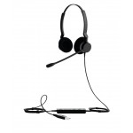 Jabra BIZ 2300 USB UC Duo - Headset - on-ear - wired - USB 2399-829-109