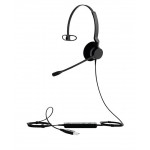 Jabra Biz 2300 USB MS Mono - Headset - On-Ear - Wired - USB - Certified For Skype For Business 2393-823-109
