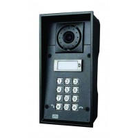 2N IP Force 1 Button, Camera, Keypad, 10W Loudspeaker - IP Intercom Station - Wired - 10/100 Ethernet 9151101CKW
