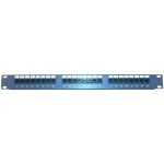 NEC Patch panel - RJ-45 X 24 - black - 19 FFV24NECBK