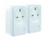TP-LINK TL-PA4010PKIT AV500+ Powerline Kit With AC Pass Through - Bridge - Homeplug AV (Hpav) TL-PA4010P kit