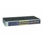 Netgear Plus JGS524PE - Switch - smart - 12 x 10/100/1000 (PoE) + 12 x 10/100/1000 - desktop, rack-mountable - PoE (100 W) JGS524PE-100EUS