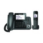 Panasonic KX-TGF320 - Corded/cordless - answering system with caller ID - DECT\\GAP - 3-way call capability KX-TGF320E