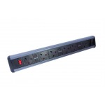 Titan Desktop UNIT-6 X Power 2 X CAT6 P-PACK DESK 6/2S