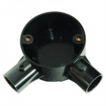 Titan 20MM 2 Way Angle Box Black CJB202BK-20MM
