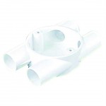Titan 20MM Twin Through Box White CJB20HWH
