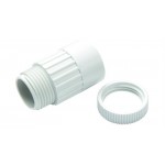 Titan Male Adaptor 25MM Conduit White A25LRWH