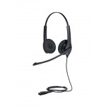 Jabra Biz 1500 Duo - Headset - On-Ear - Wired - Quick Disconnect 1519-0154
