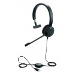 Jabra Evolve 30 II MS Mono - Headset - On-Ear - Wired - USB, 3.5 Mm Jack - Certified For Skype For Business 5393-823-309