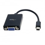 STARTECH .com Mini DisplayPort to VGA Video Adapter Converter - Adapter - Mini DisplayPort (M) to HD-15 (VGA) (F) - DisplayPort 1.2 - 13 cm - active - black - for P/N: DKT31CMDPHPD, DP2MDPMF3, DP2MDPMF6IN MDP2VGA