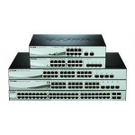 D-Link Web Smart DGS-1210-28P - Switch - Managed - 24 x 10/100/1000 (PoE) + 4 x Gigabit SFP - desktop, rack-mountable - PoE DGS-1210-28P