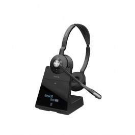 Jabra Engage 75 Stereo - Headset - on-ear - DECT / Bluetooth - wireless - NFC - Certified for Skype for Business 9559-583-117