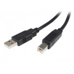 STARTECH .com 5m USB 2.0 A to B Cable M/M - USB cable - USB (M) to USB Type B (M) - USB 2.0 - 5 m - black USB2HAB5M