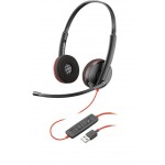 POLY Blackwire C3220 USB - 3200 Series - Headset - On-Ear - Wired - USB - Noise Isolating 209745-22