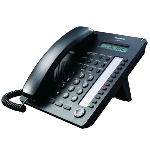 Panasonic KX-AT7730NE - Corded Phone - Black KX-AT7730NEB-REF