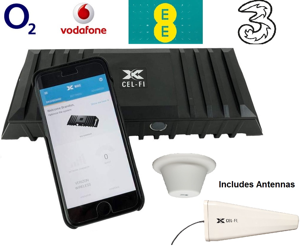 Nextivity Cel-Fi GO X Bundle includes External Directional & Internal Antenna and Cables